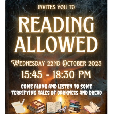 'Reading Allowed' poster details